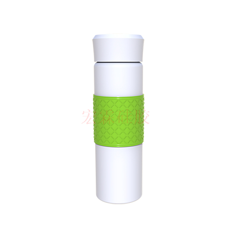 防滑耐溫硅膠杯套 可定制多色硅膠水杯保護套 硅膠水杯套